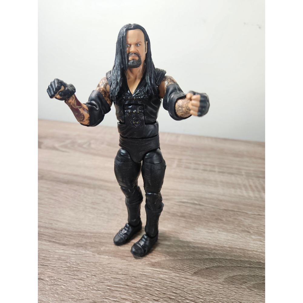 WWE Mattel Undertaker Elite Collection Action Figure Black Wrestling Gear
